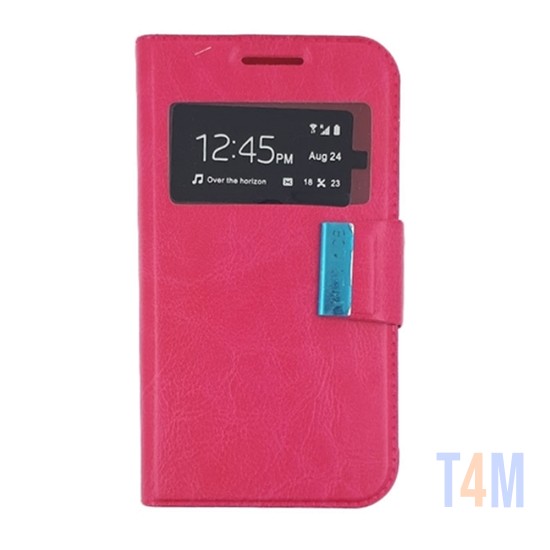 Funda Flip para Smasung Galaxy J1 2016 Rojo